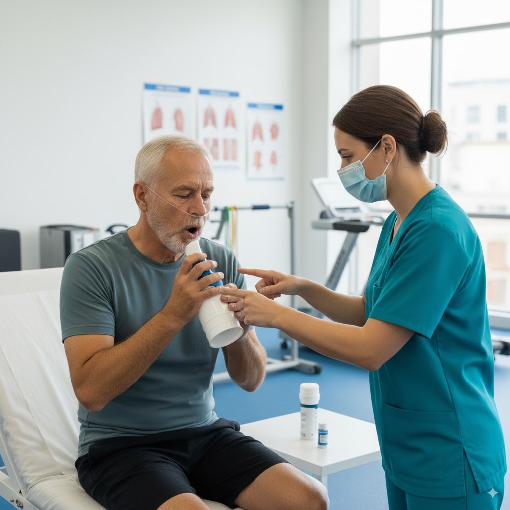 Inhaler Technique Training at Ace Physiotherapy Hyderabad